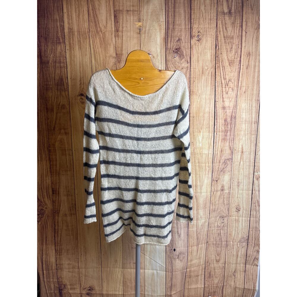 Rubbish Boatneck Striped Knit Lightweight Sweater  Women's Size L